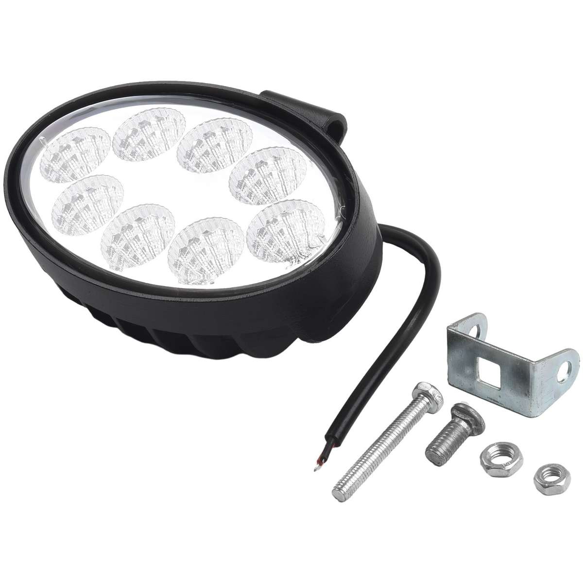 Oval LED Fog Light Work Lamp Tractor Beam 12V 24V Waterproof Practical