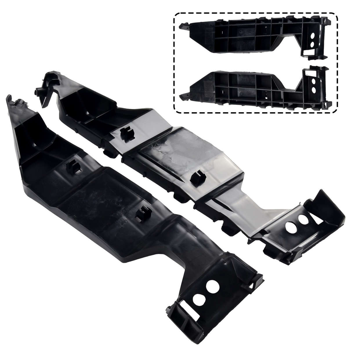 Replacement Front Bumper Holder Bracket For Suzuki Swift 2005 2011 Black Color