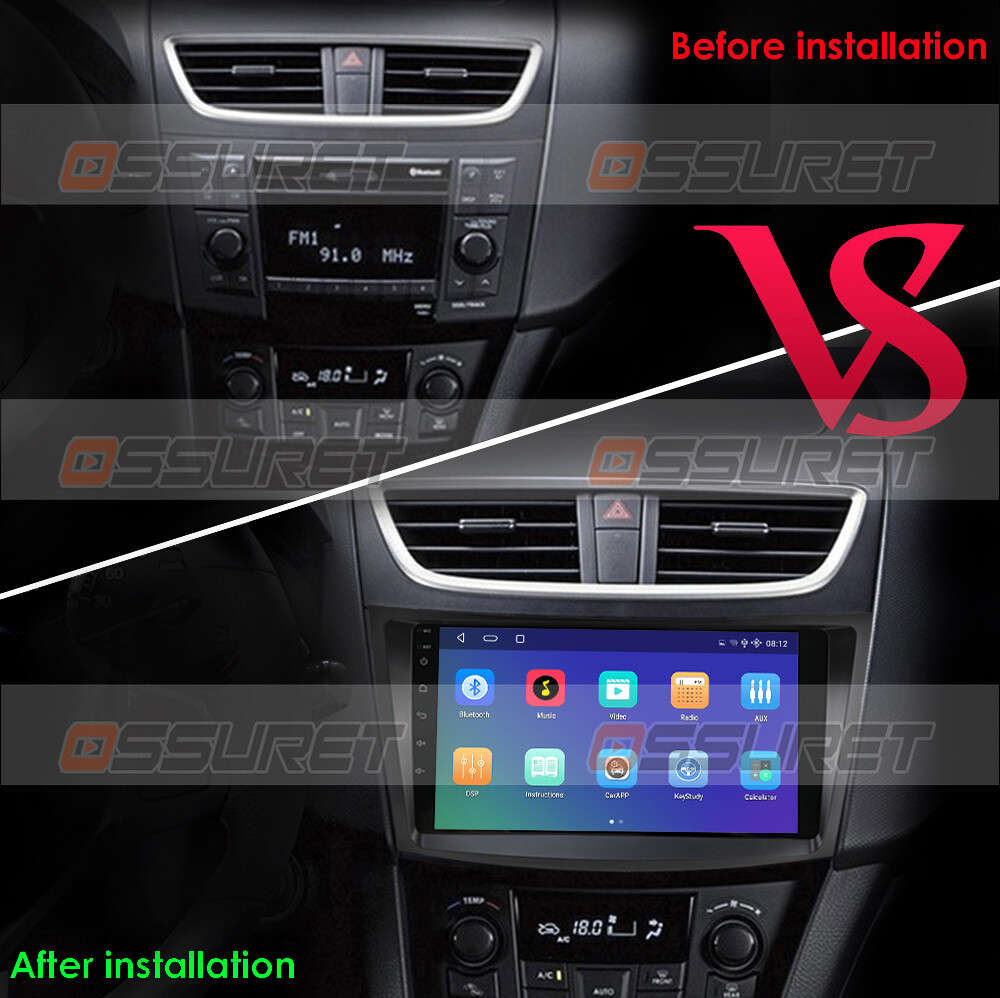 Android 12 Auto Car Radio Stereo Wifi CarPlay GPS Nav For Suzuki Swift 2011-2015