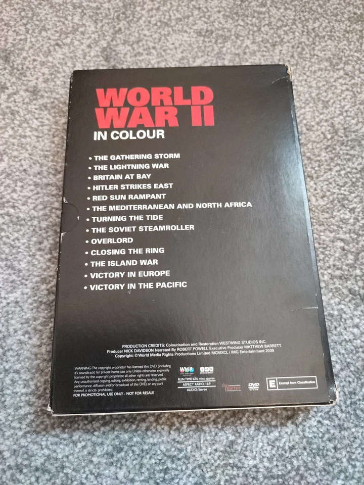 World War II In Colour - 13 Disc Collectors Pack