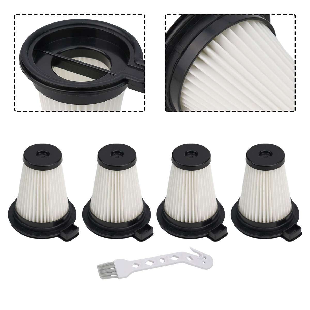 Improved Air Filtration With For Wyze Handheld StickCordless Vacuum Filters