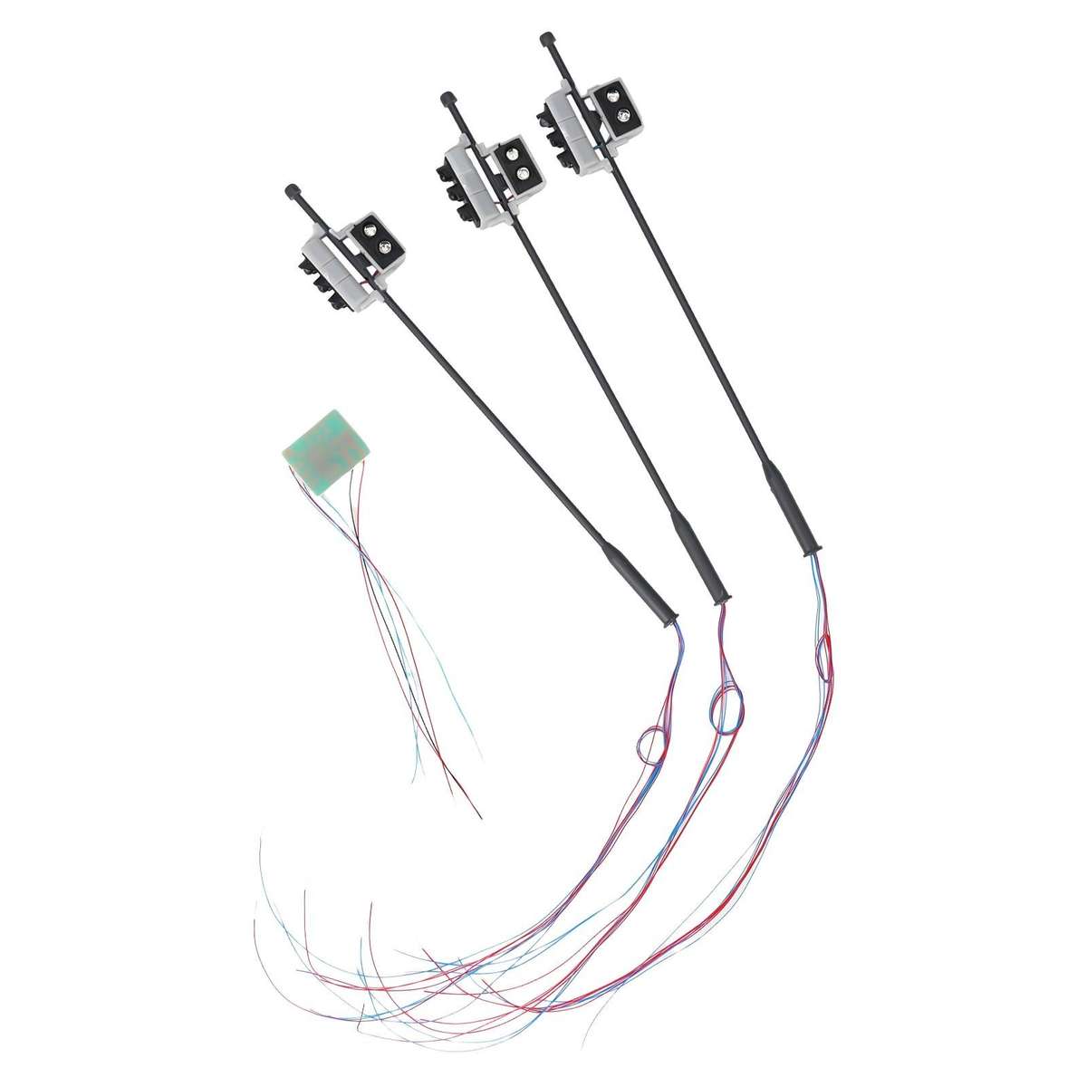 3xGauge G Traffic Lights With Pedestrian Crossings LED Vehicle Light Rail Layout