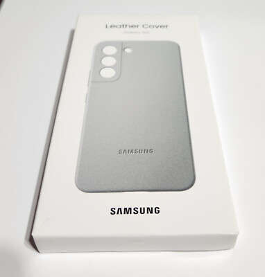 Samsung Original Vegan Leather Case - Samsung Galaxy S22 5G (Light Grey) (UNBOXED)