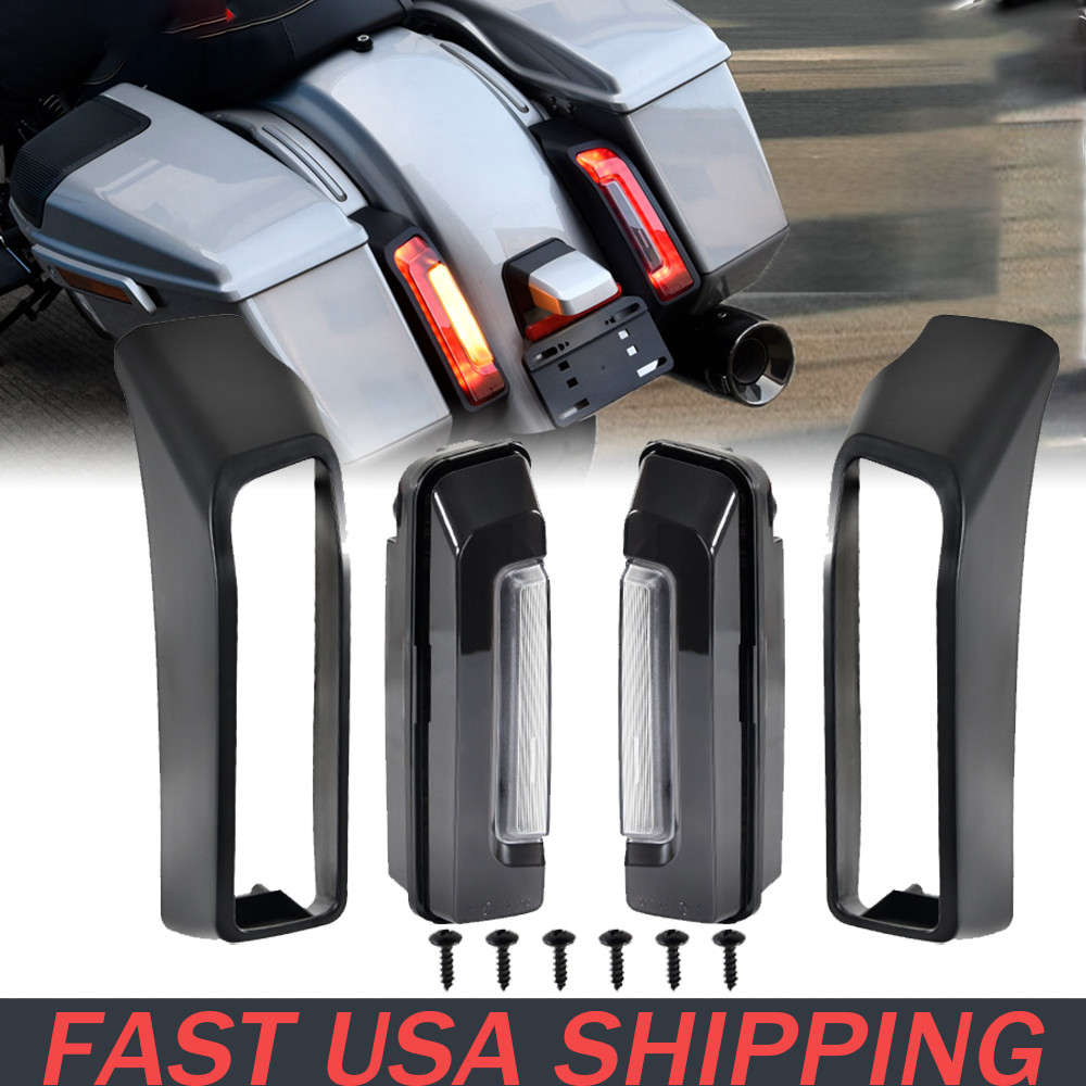 For Harley Street Glide/ Road Glide 2024 Rear Fender LED Saddlebag Side Light