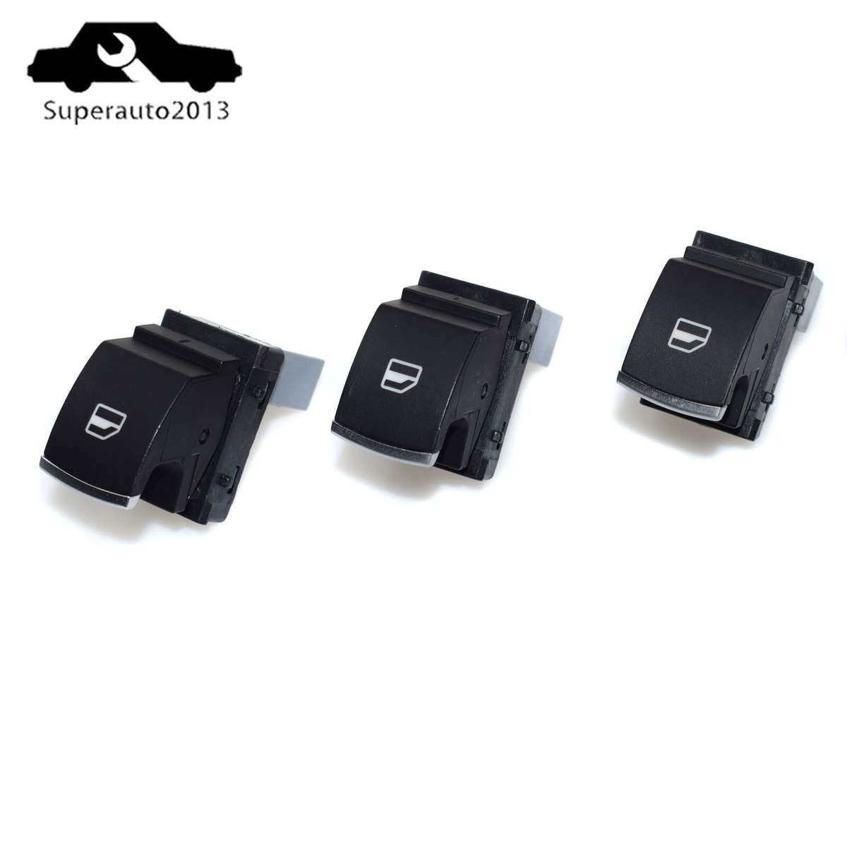 5ND959855 3PCS Passenger Side Power Window Switch For 2011-14 Volkswagen Touareg