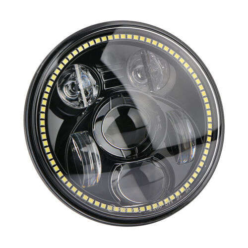 5 3/4inch LED Headlight with Halo DRL for Motorcycle Indian Scout 60 Bobber