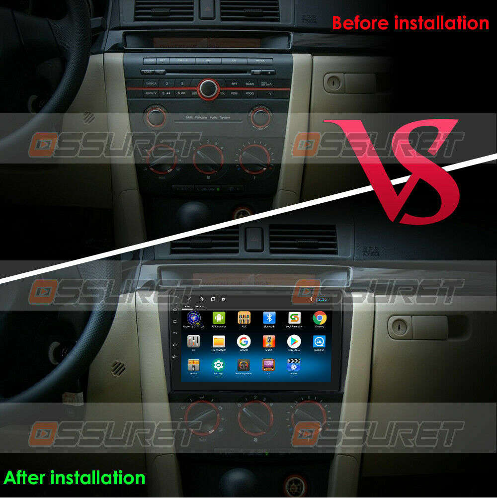9"For Mazda 3 2004-2009 Carplay Radio GPS Stereo Android 13 2+32GB Navi RDS Wifi