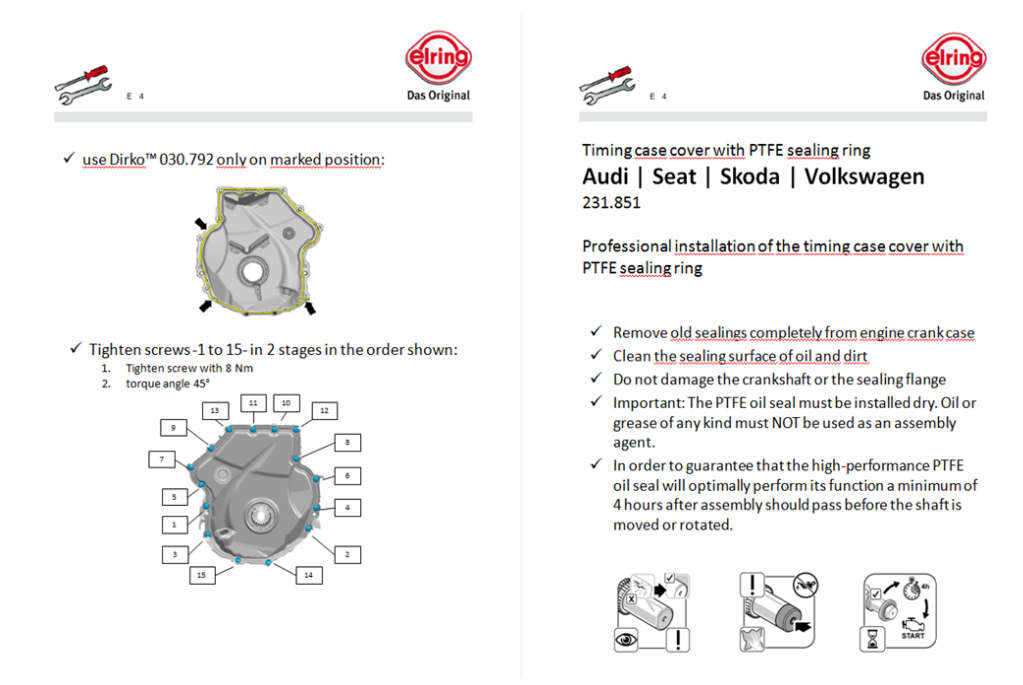 Engine Timing Cover For VW Beetle Jetta Passat Tiguan Audi A3 06H109210Q