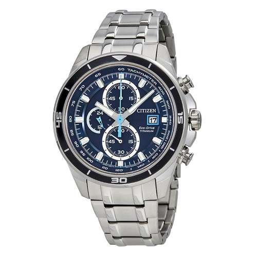 Citizen TI+IP Eco Drive Men's Chronograph Watch CA0349-51L