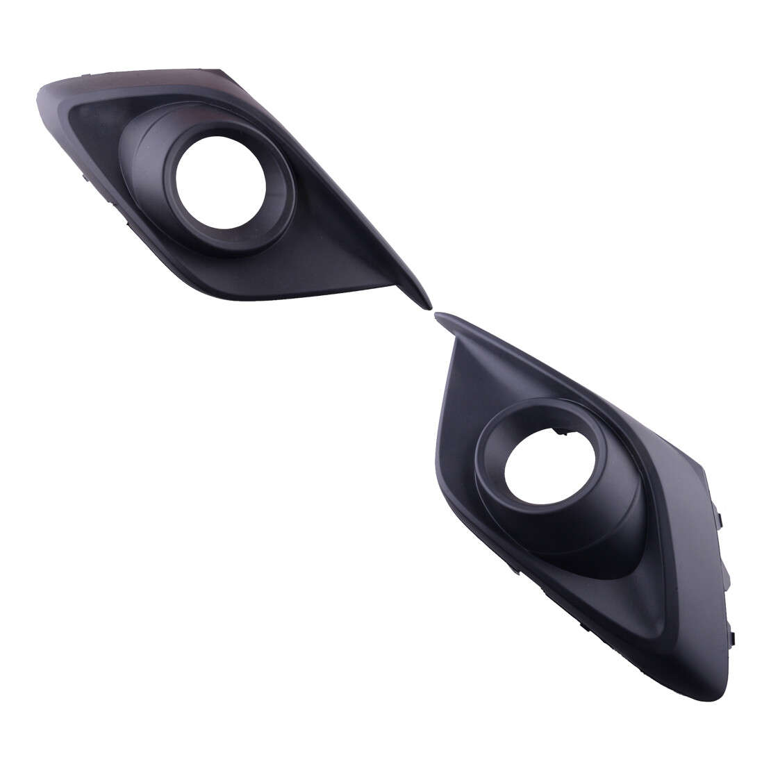 1Pair Front Bumper Fog Light Cover Bezel Trim Fit For Mazda 3 14-2016 New