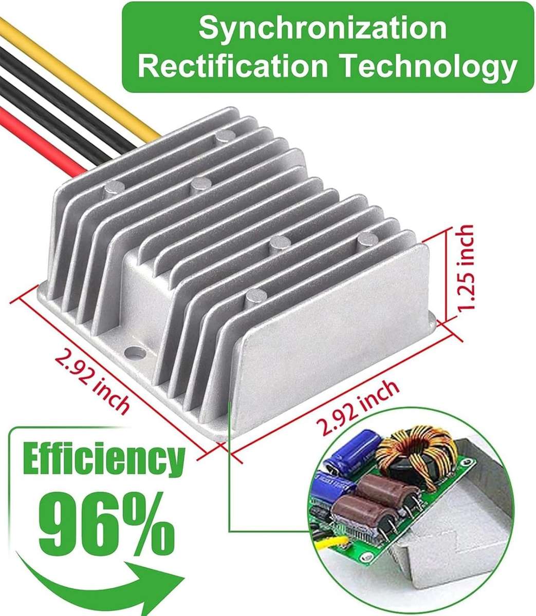 DC 12V to DC 48V 5A Voltage Regulator Power Converter Transformer