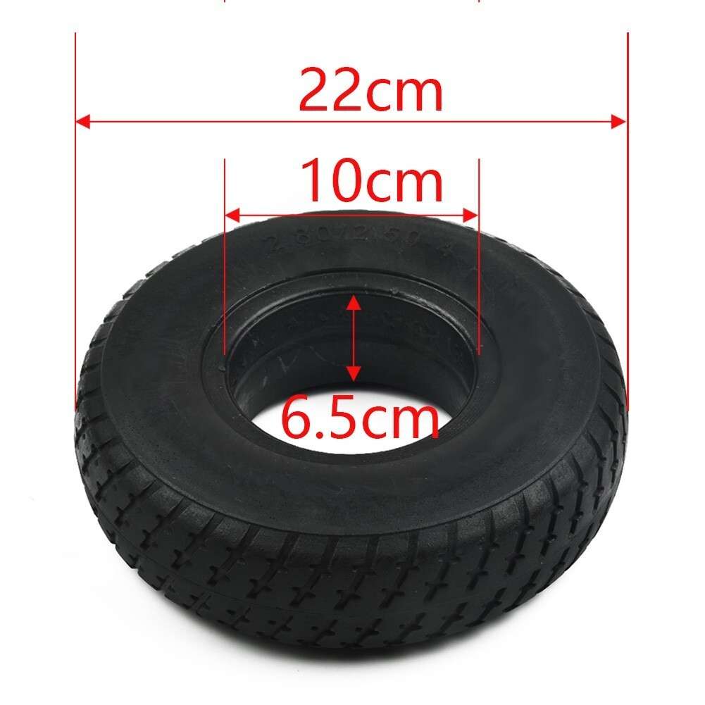 Non-inflable Solid Tire Polyurethane Rubber 2.80/2.50-4 Elder Mobility Scooter