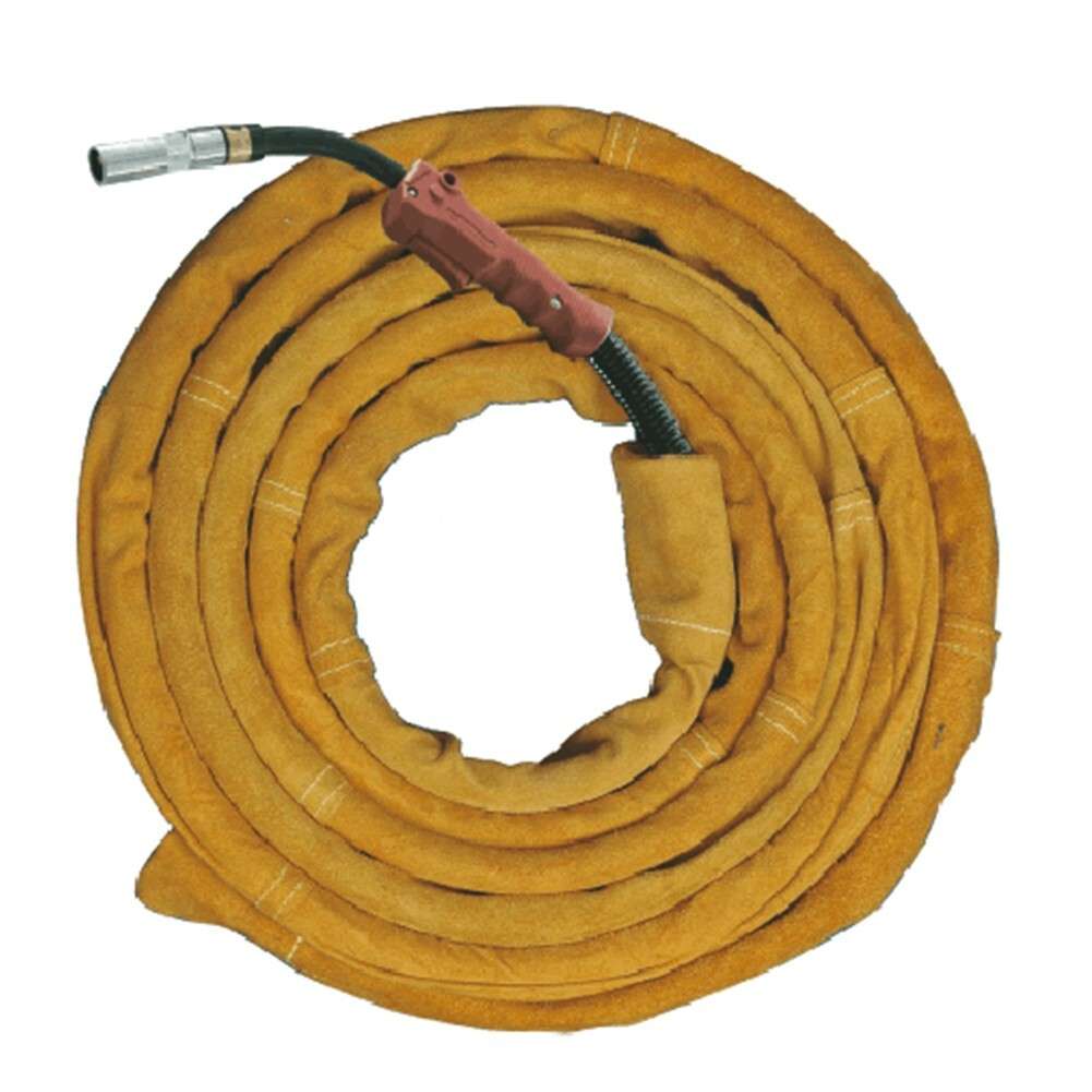 1 ?? TIG Mig Cowhide Leather Welding Torch Cable Hose Cover ?23ft L 4in W With
