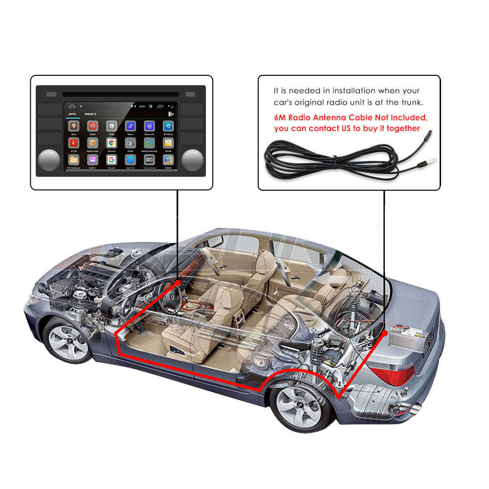 For BMW E53 X5 E39 Car Stereo Player 7" Android 12 Radio GPS Navigation CarPlay
