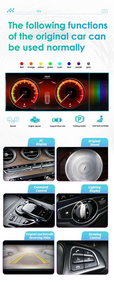 Android Car GPS Radio Stereo DSP Carplay For Benz E Class E200 E300 W212 6G+64GB