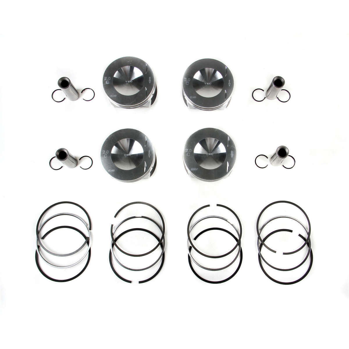 2.0T Engine Head Gaskets Pinstons Rebuilding Kit Fit For VW Golf Passat AUDI A4