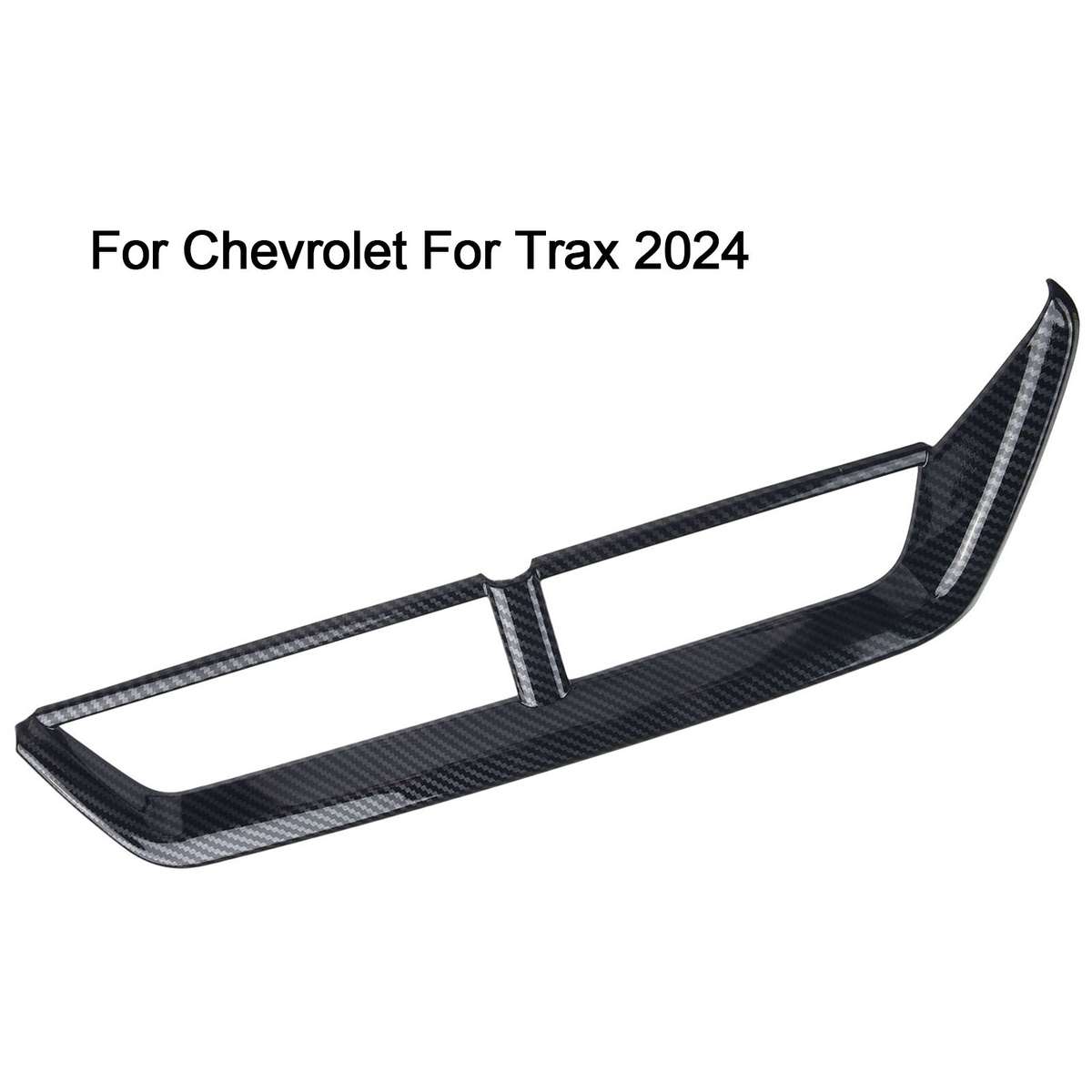 For Chevrolet For Trax..Carbon Fiber Center Console Air Vent Outlet Cover-Trim