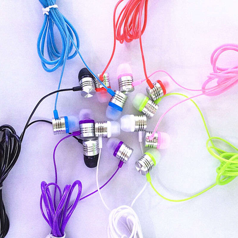 FREE SHIPPING -3.5mm In-ear Stereo Earbuds Headphone Earphone Headset for Samsung iPhone iPod