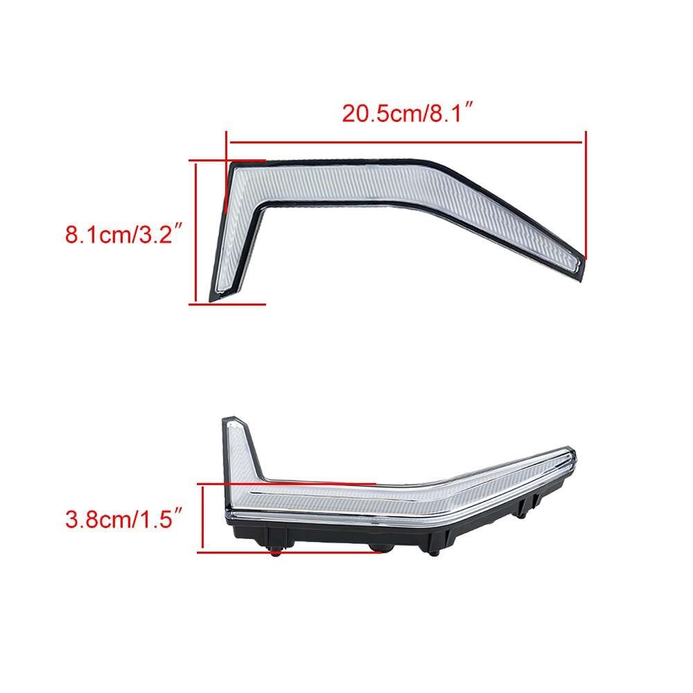 For Kawasaki Teryx KRX 1000 2020-2023 UTV Fang Accent Lights Grill LED Lamps