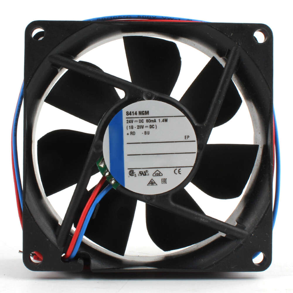 For Ebmpapst 8414NGM 24V 0.06A 1.4W Cooling Fan 80*80*25mm