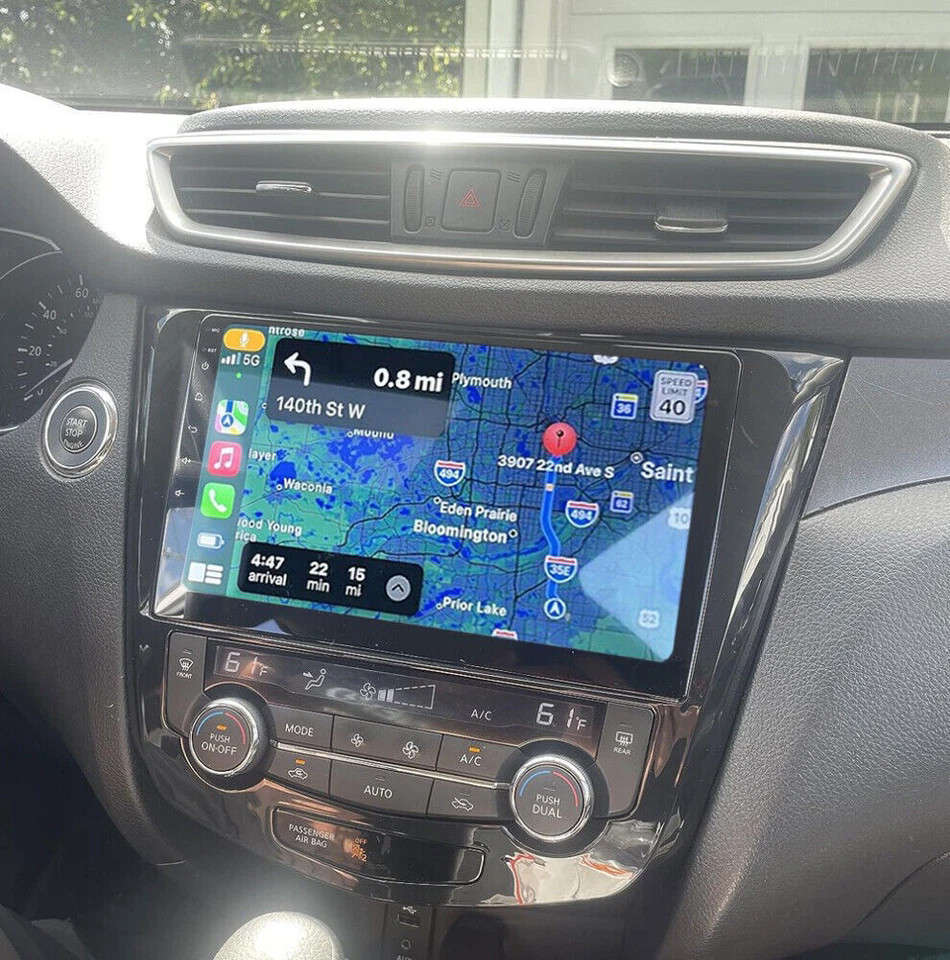 CarPlay Radio Stereo GPS Android 13 For Nissan Rogue 2014 2015 2016 2017 X-Trail