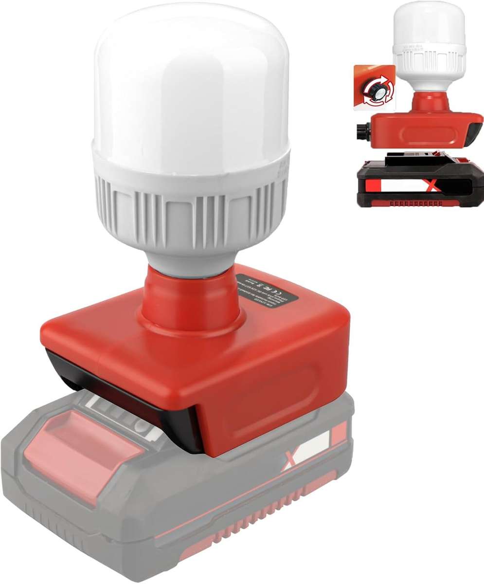 LED Work Light Protable Lamp Flashlight Camping Light for Einhell 18V Lantern