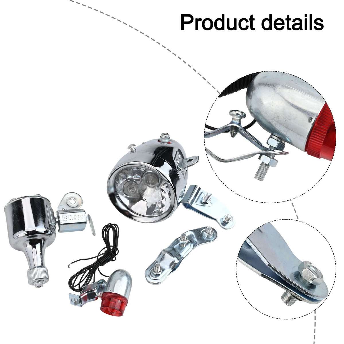 Bicycle Dynamo Generator Light Kit For Cycling Enthusiasts Accessories