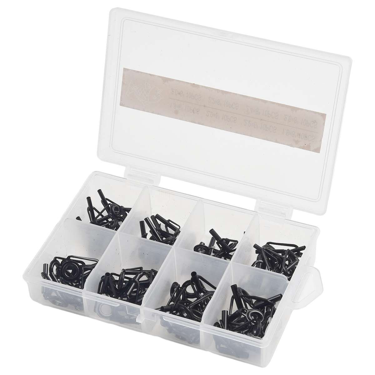 80pcs Fishing Rod Guide Tip Repair Kit,Rod Eye Replacement Ceramic Guide Ring