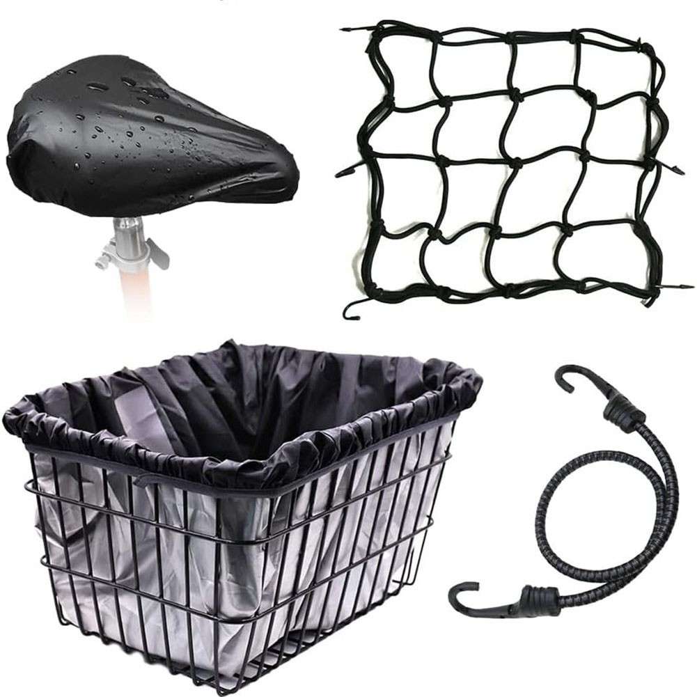 Bike Basket Rain Protector & Luggage Net Long Lasting And Reliable