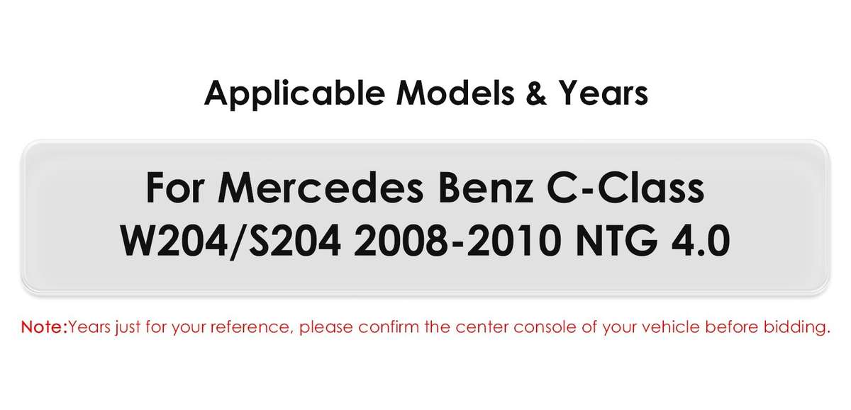 10.25" Upgrade Android Mercedes Benz W204 C Class Screen GPS Navi Carplay Stereo