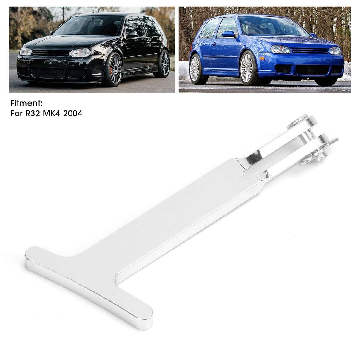 Hood Latch Release Handle Pull Set Billet Aluminium Alloy For R32 MK4