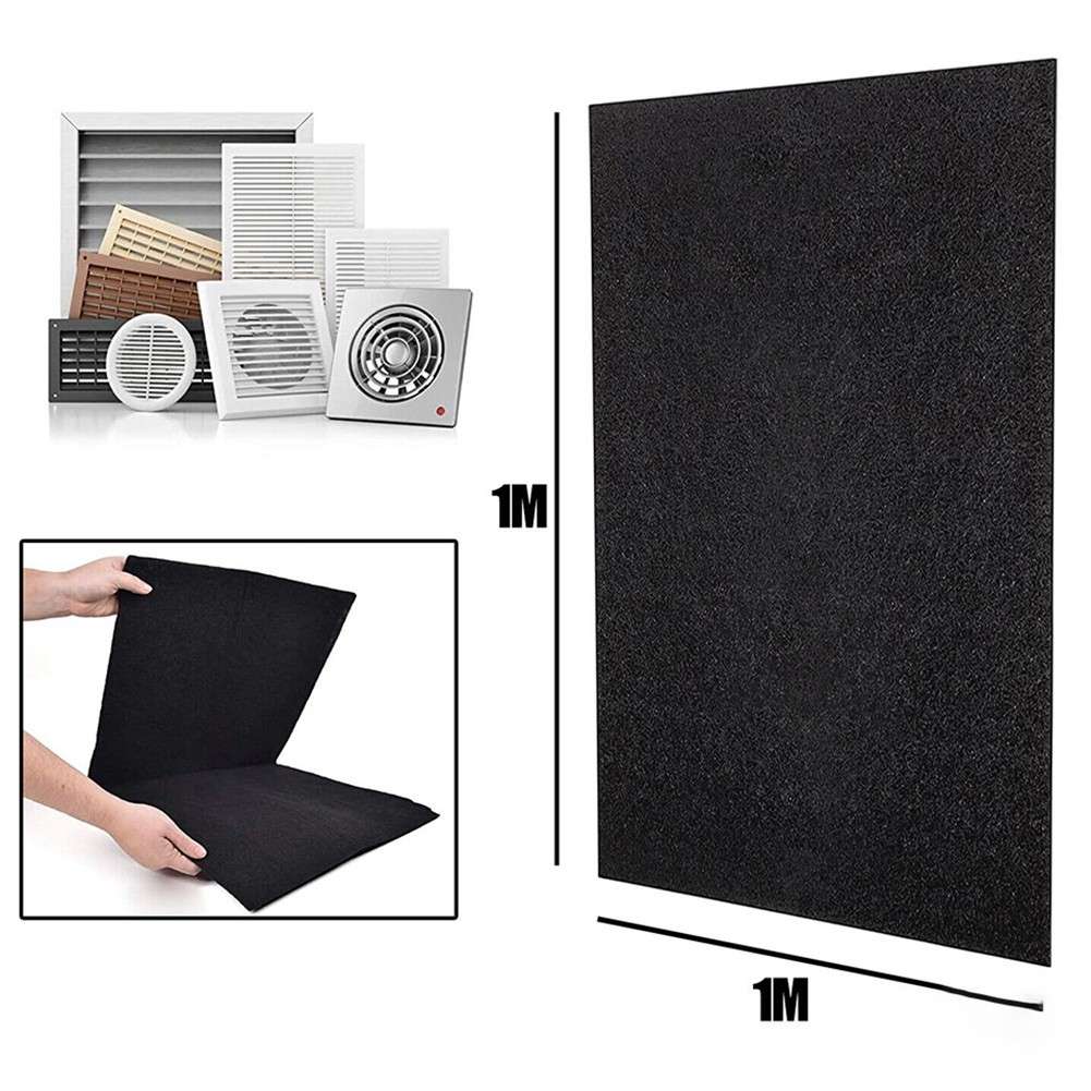 Activated Carbon Filter Sheet For Kitchen Extractor Fans And Purifiers
