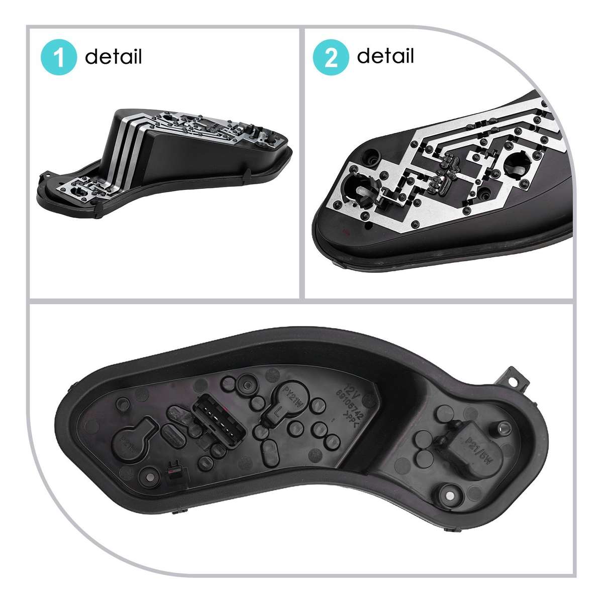 Left Tail Light Socket For Nissan Versa Sedan 2013 2019 Direct Replacement Unit