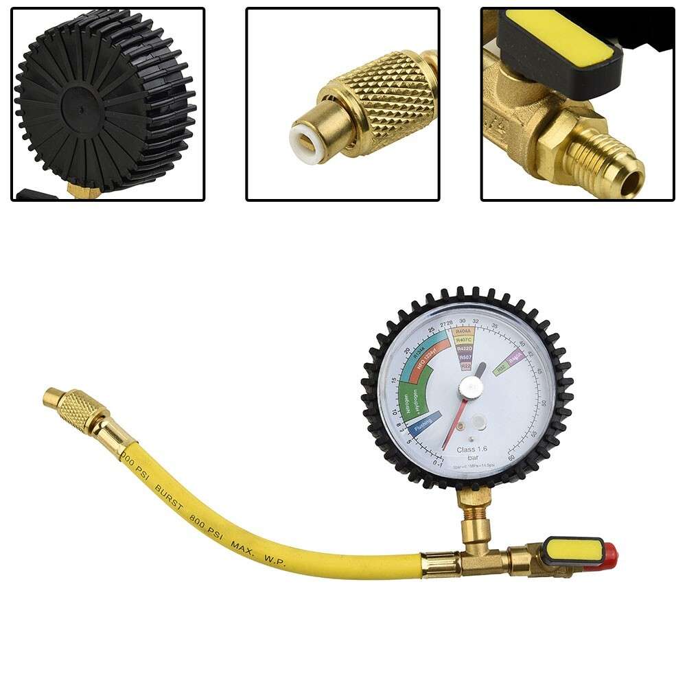 Nitrogen Pressure Tester HVAC Systems Cold Test Table Tools 1/4 SAE Inch