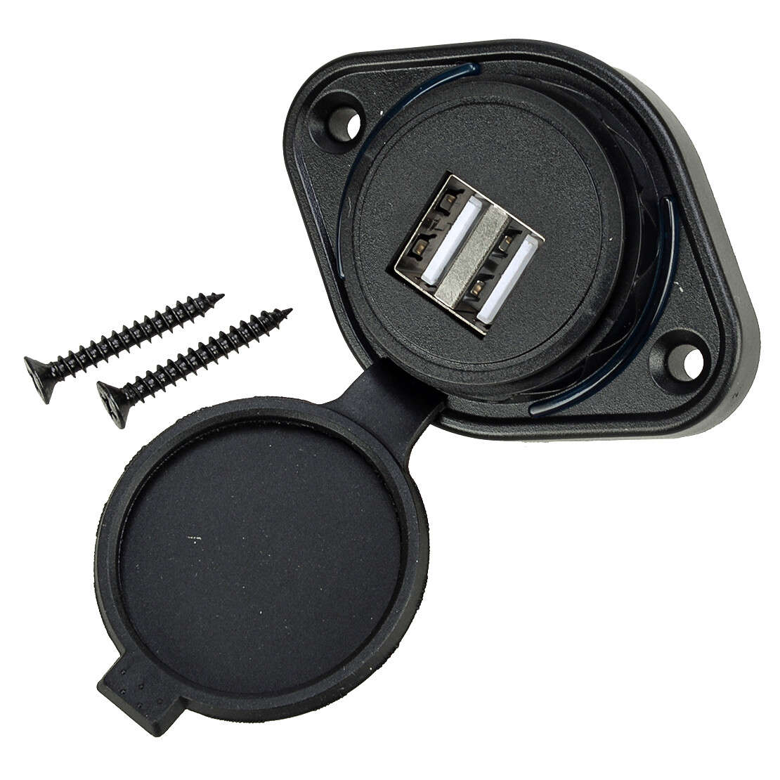 3.1A Car Dual USB Port Phone Charger Power Adapter LED Twin Socket Parts