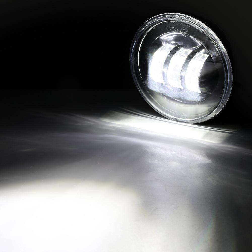 4.5" Spot Fog Passing Lights with Auxiliary Lights Housing For Harley Davidson