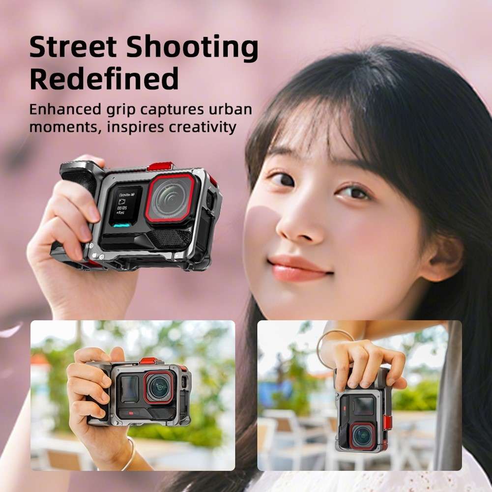 For Insta360 AcePro/2 Street Photography Handle: Portable Non-Slip Grip