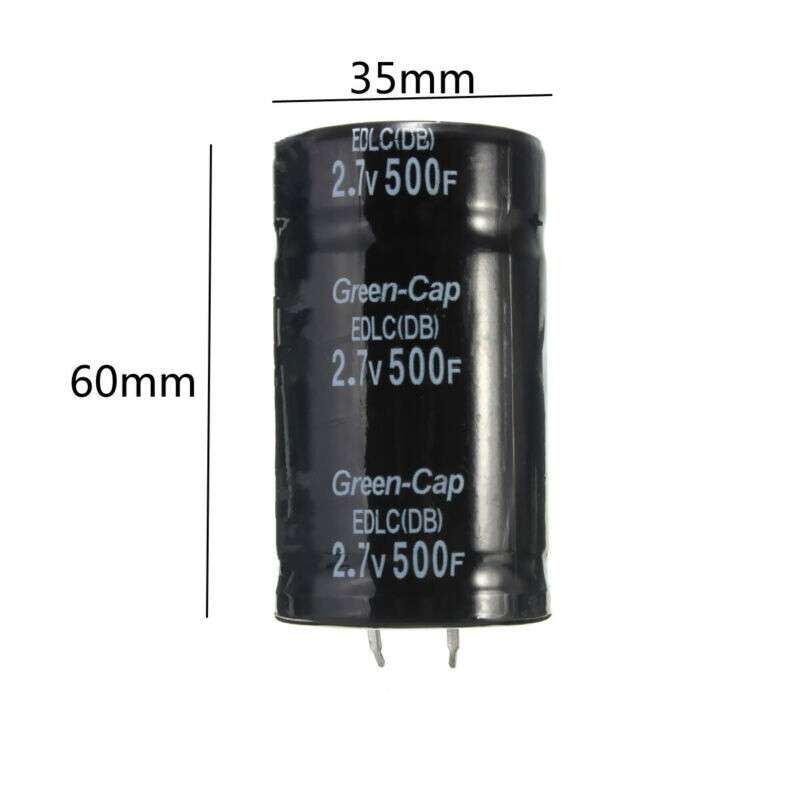 6pcs Black 2.7V Farad Capacitor 500F 35*60MM Super 2.7V-500F-Capacitor