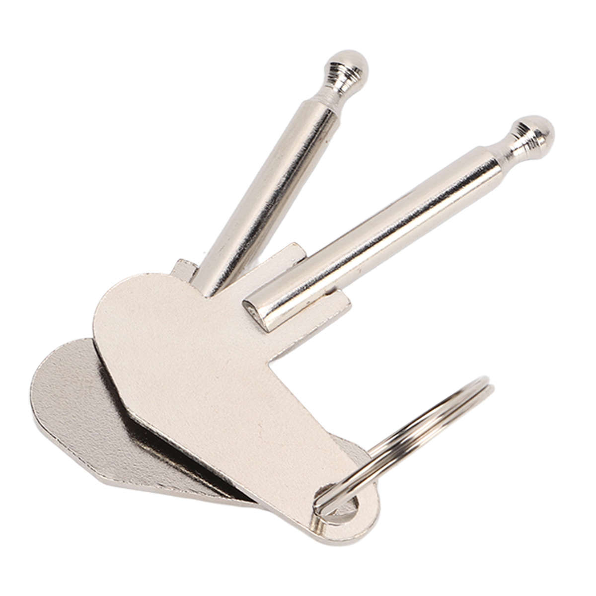 Car 2pcs Ignition Key Metal 5mm Diameter Vintage Universal For Tractor Excavator