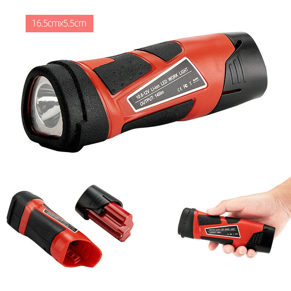 Flashlight Portable For Milwaukee 49-24-0146 12V LED Work Light Torch Light