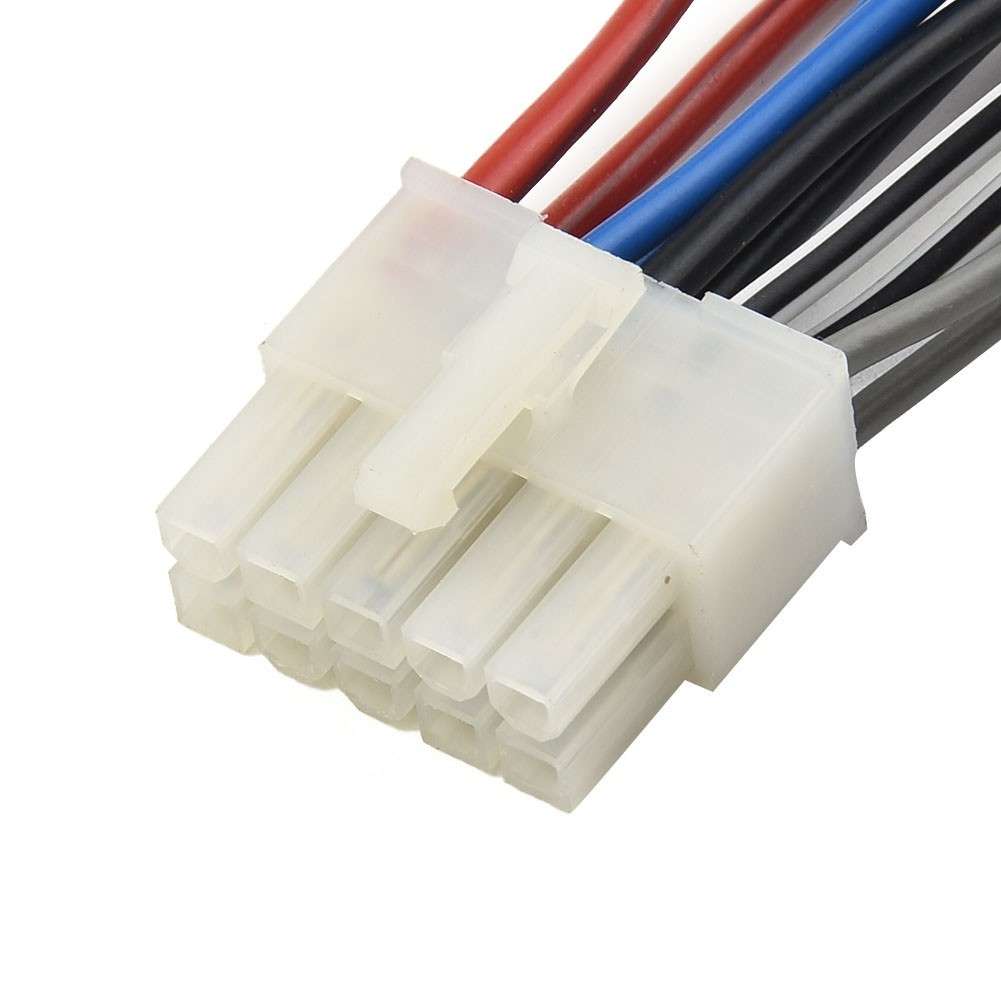 For Dual TBX10A For RCA Power Input Wire Harness 10 Pin Connection Kit