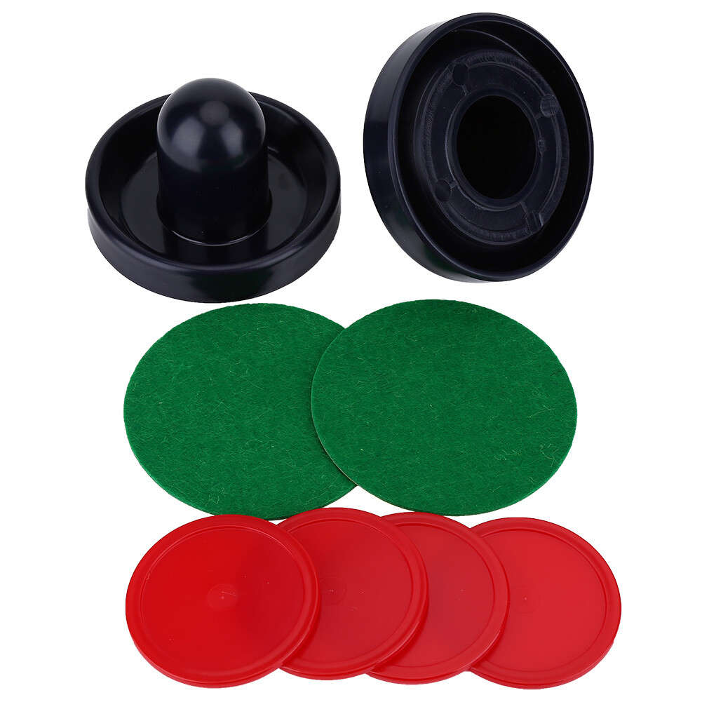 Plastic Goalies Ice Hockey Pushers Pucks Set Replacement For Tables Game CH