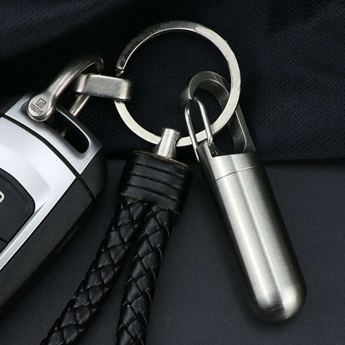 (S)J21 Stainless Steel Medicine Container Sealing Waterproof Portable Mini CH