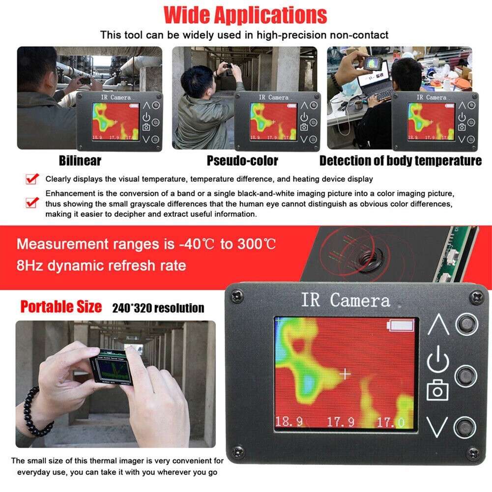 Handheld Thermal Imager Imager Camera MLX90640ESF-BAB Temperature Thermal