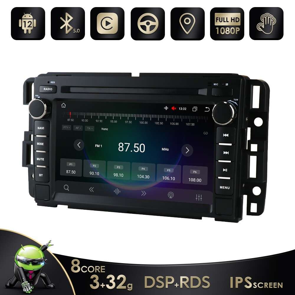 7" Android12 Car Stereo GPS for Chevrolet GMC Radio WiFi 4G In Dash Head unit US