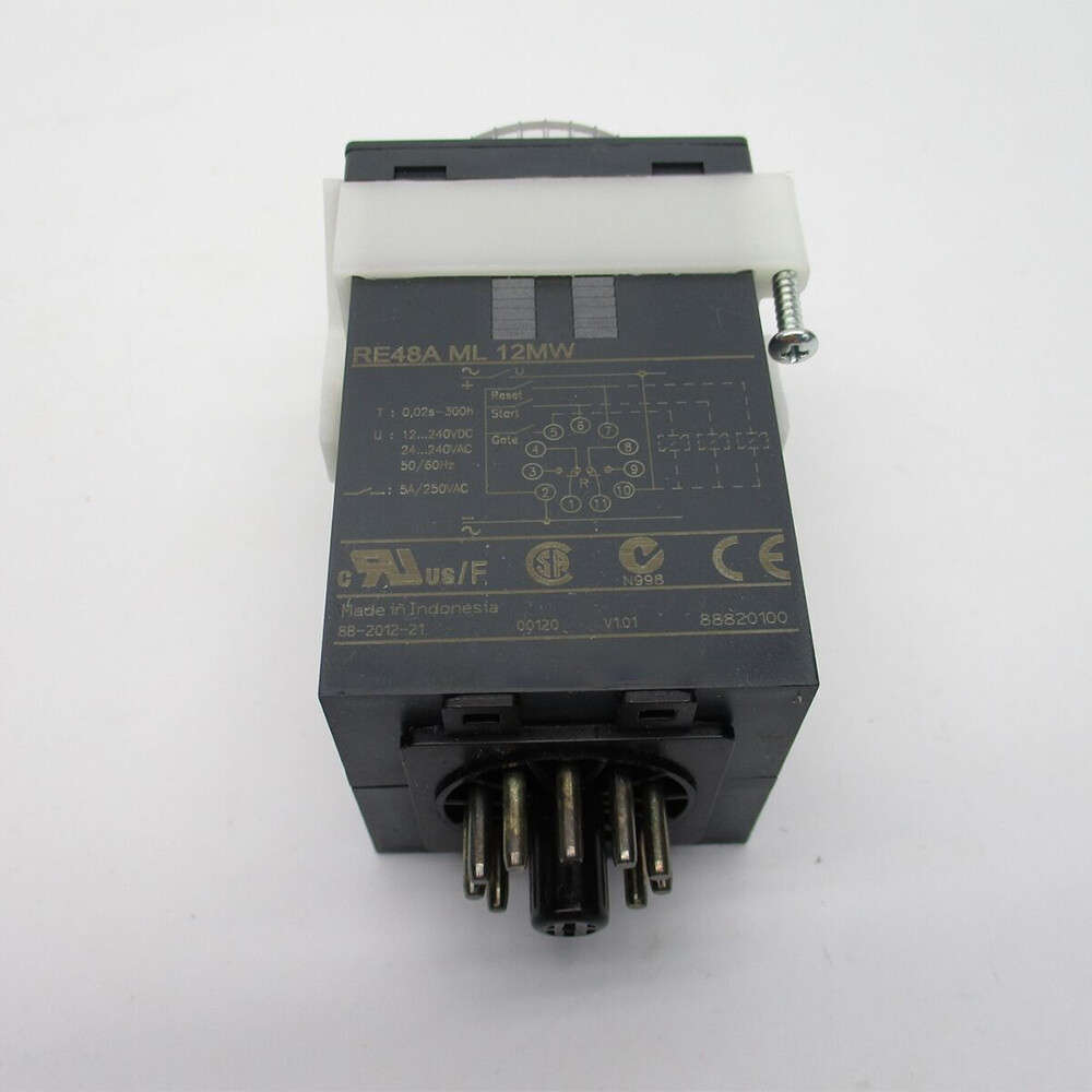 11-pin Time Relay for RE48AML12MW 24-240V AC/DC