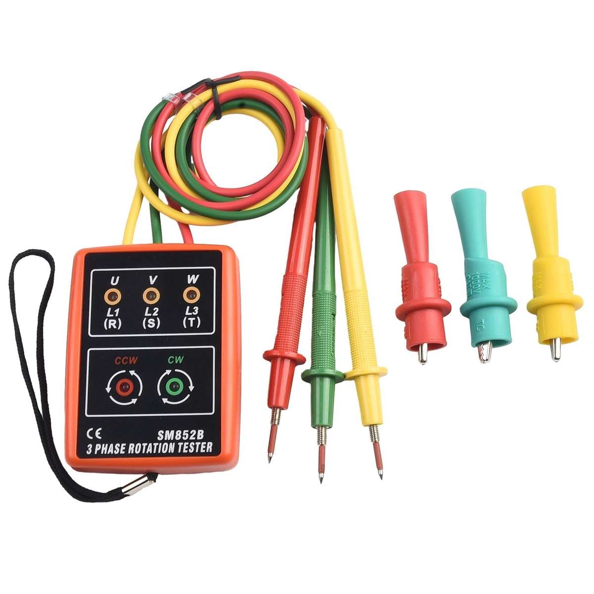 Efficient SM852B 3 Phase Sequ Ence Tester For Phase Rotation-Detection