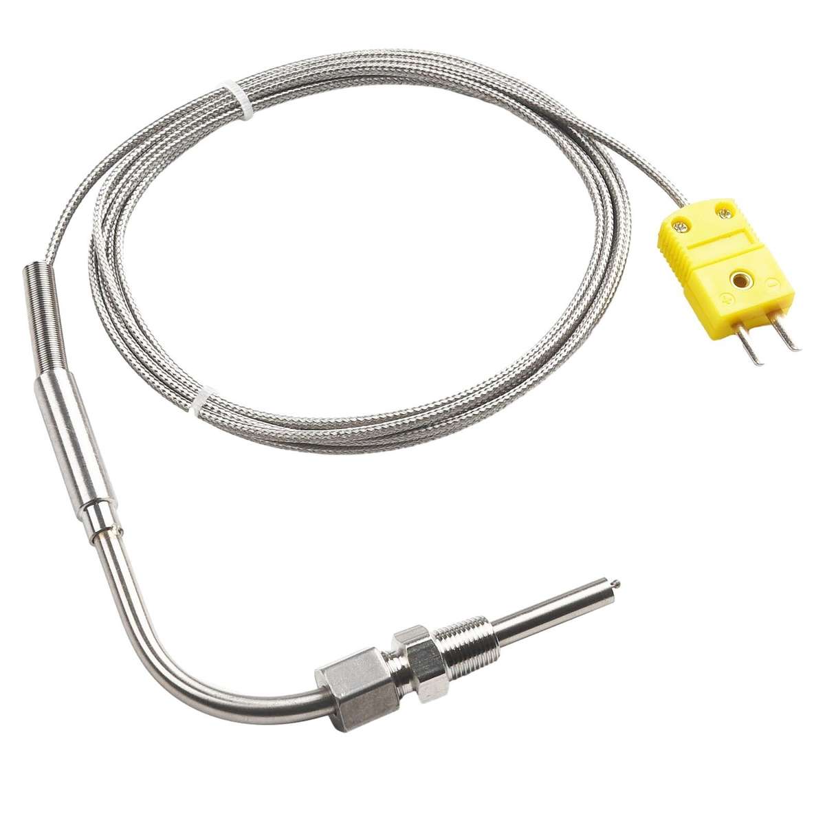 2M EGT K-Type Thermocouple Exhaust Probe High Temperature Sensor 1/8 NPT Threads