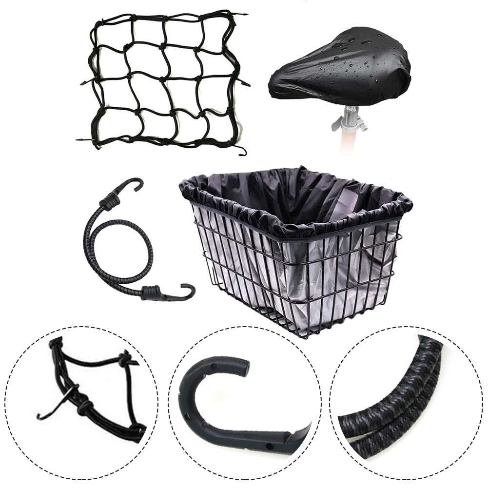 Bike Basket Rain Protector & Luggage Net Long Lasting And Reliable