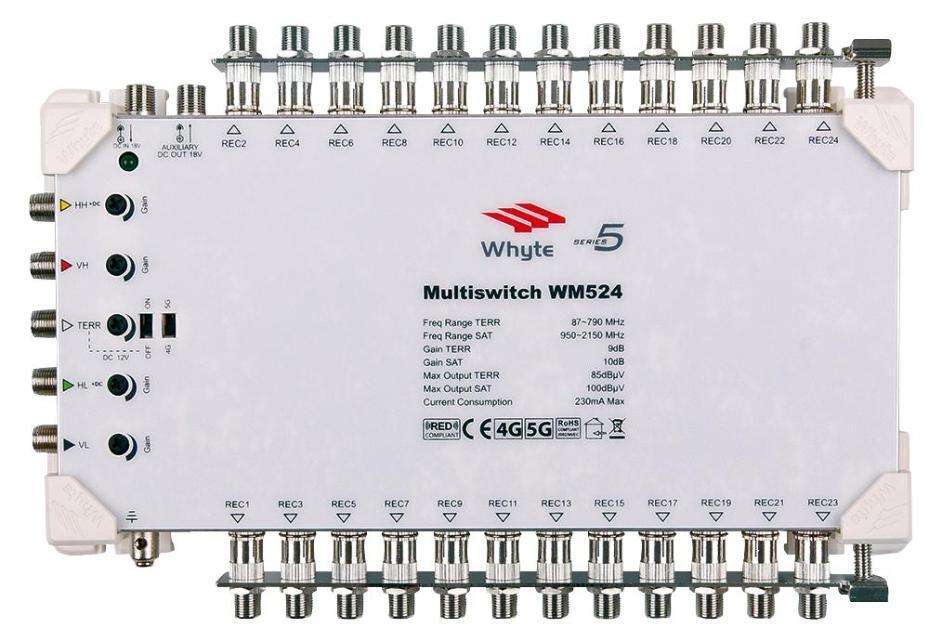 Whyte Series5 WM524 - 5 Wire 24 Multiswitch